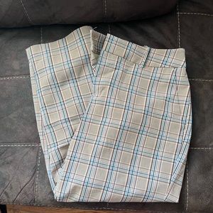 NEVER WORN Plaid Trousers Size 16